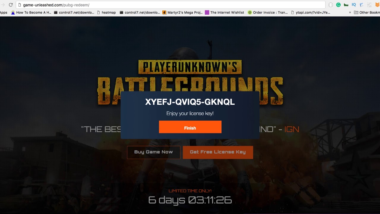 licence key for pubg pc